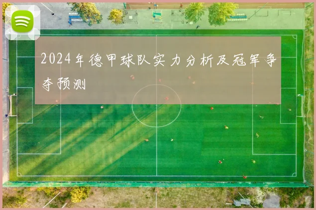 2024年德甲球队实力分析及冠军争夺预测